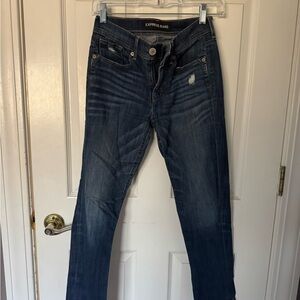 Express Indigo Women's Straight Leg Jeans